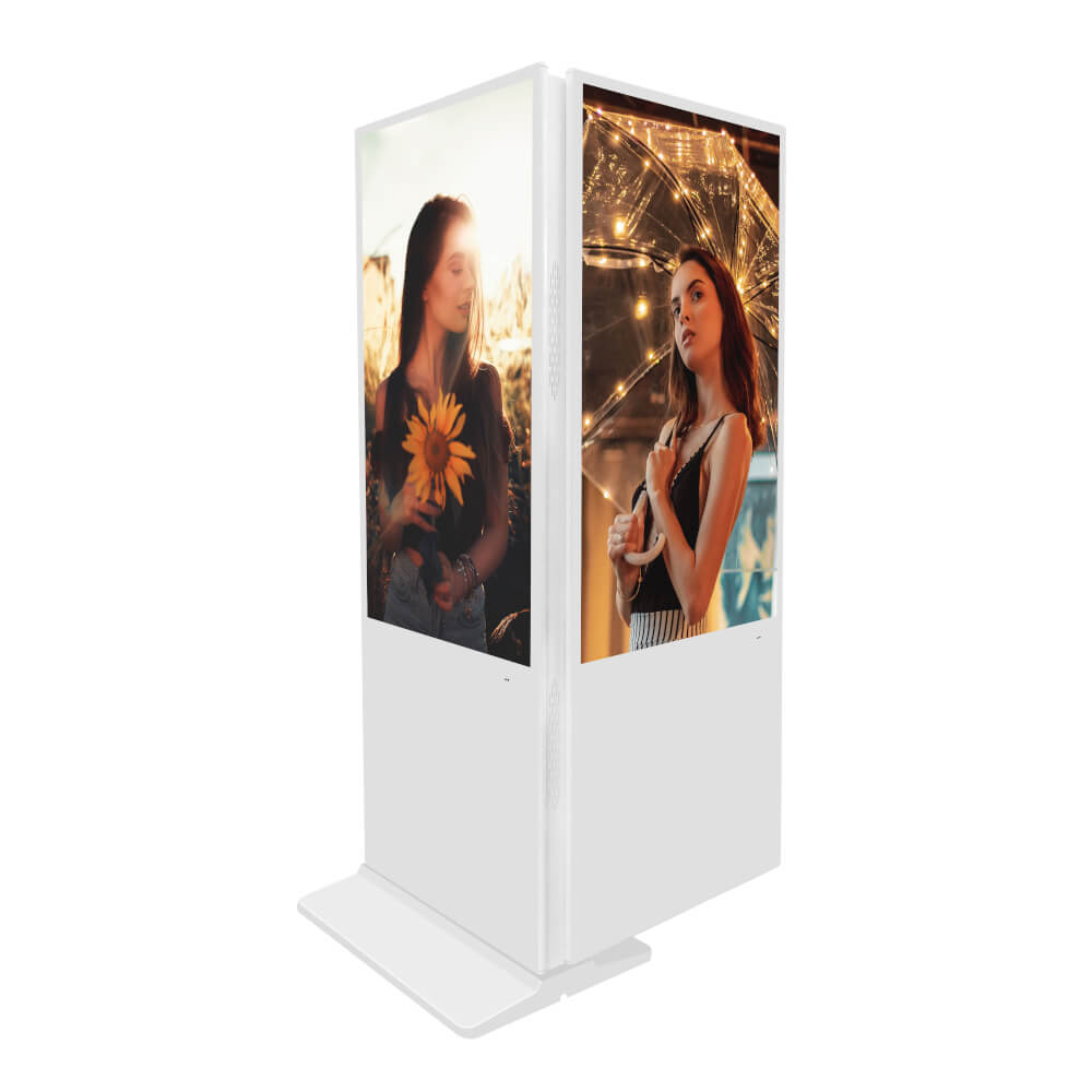 Double Sided Digital Signage Kiosk